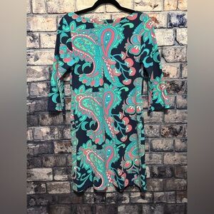 Britt paisley dress size Small - gives Lilly vibes!
